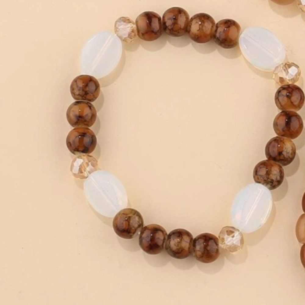 2 piece Beaded Bracelet